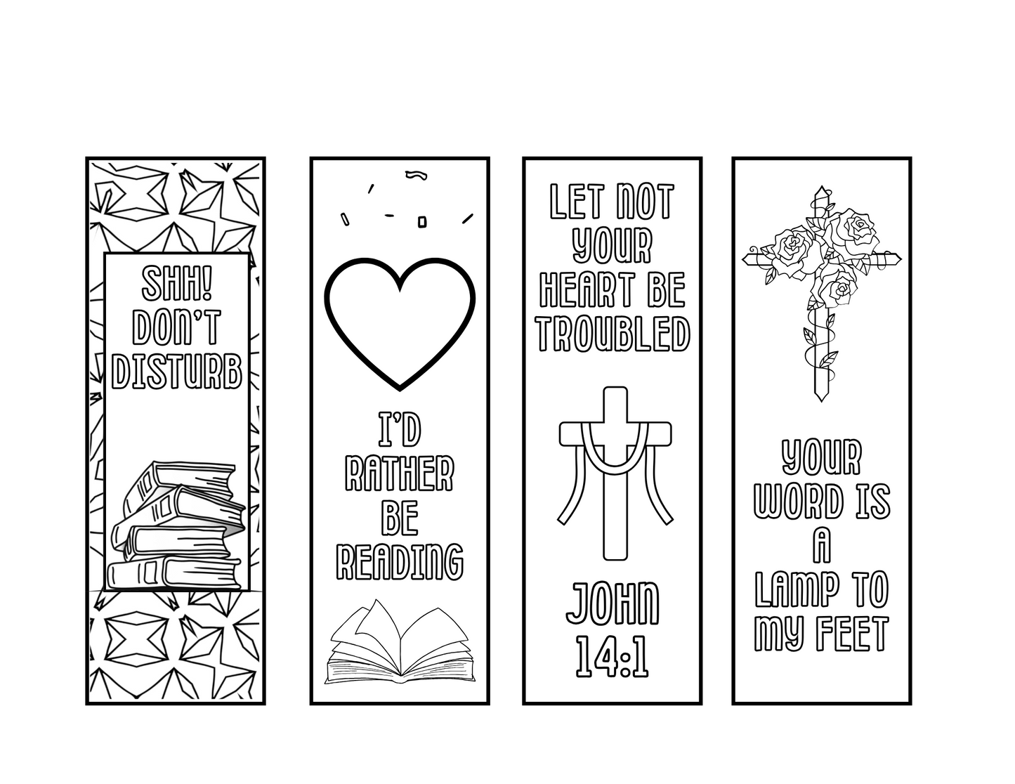 Coloring Printable Bookmarks