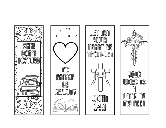Coloring Printable Bookmarks
