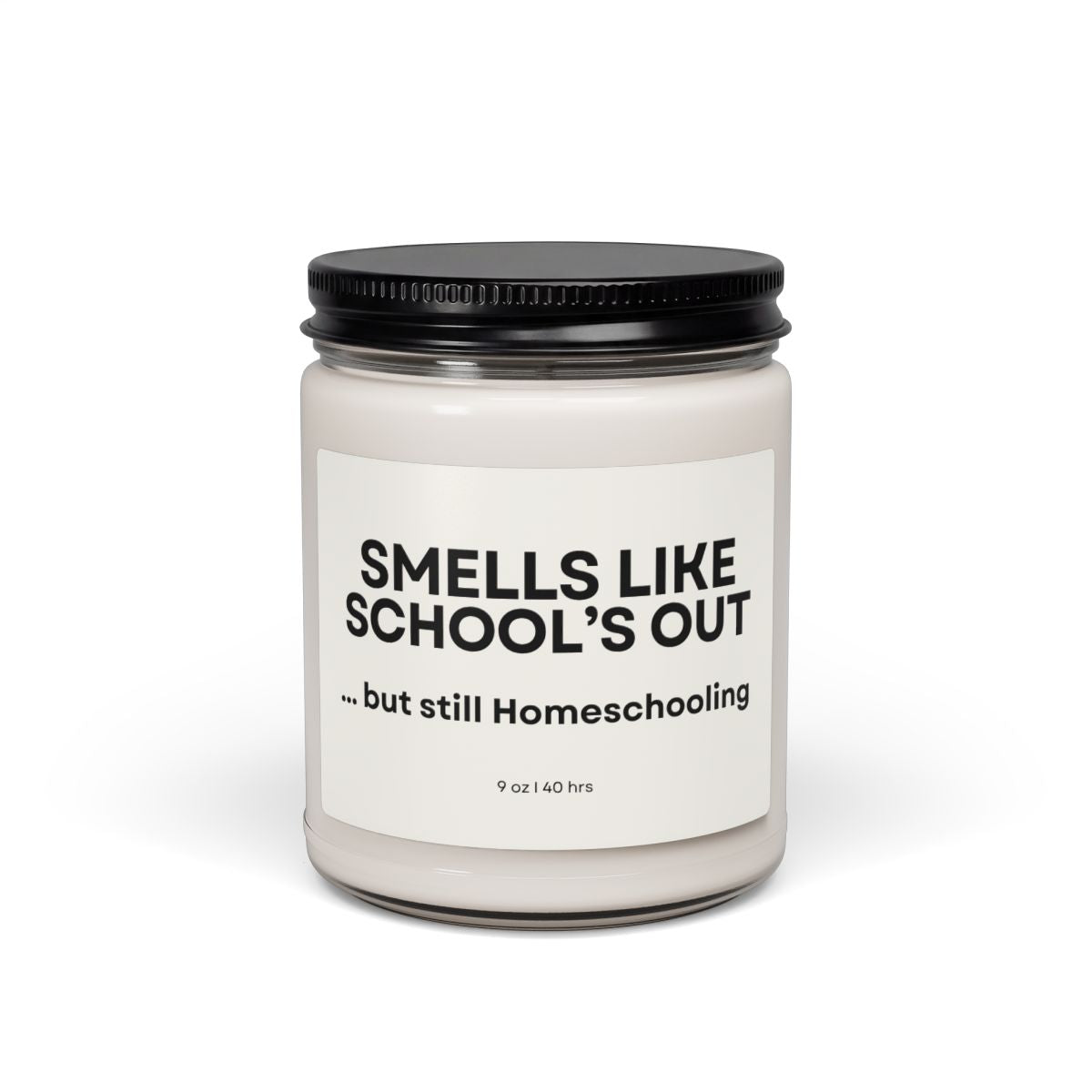 Homeschool Mom Gift Candle Teacher Appreciation Keepsake Scented Present End Year Celebration Recognition Maternal Instructor Tribute Summer