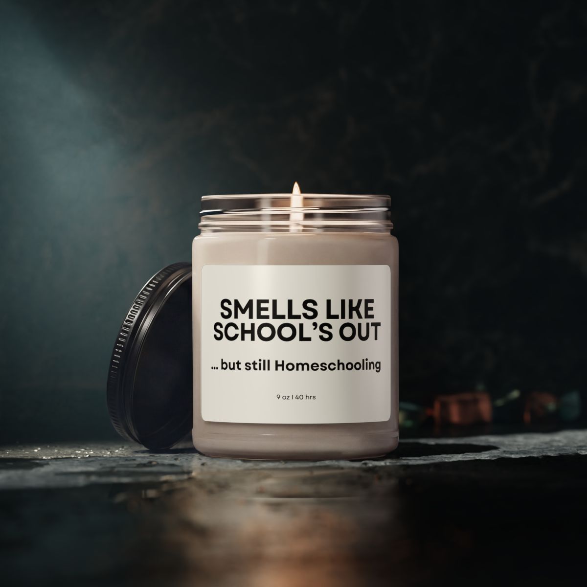 Homeschool Mom Gift Candle Teacher Appreciation Keepsake Scented Present End Year Celebration Recognition Maternal Instructor Tribute Summer