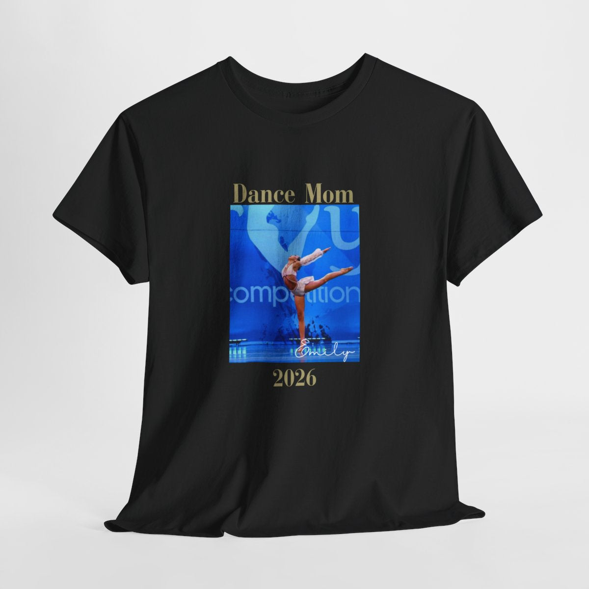 Dance Mom Shirt Personalized Ballet Tee Custom Mother Gift Recital Parent Top Studio Team Apparel Dancer Enthusiast Clothing Cotton Casual
