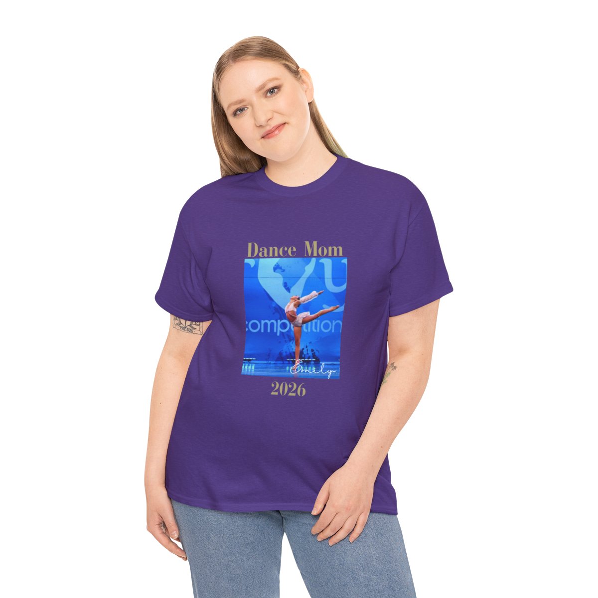 Dance Mom Shirt Personalized Ballet Tee Custom Mother Gift Recital Parent Top Studio Team Apparel Dancer Enthusiast Clothing Cotton Casual