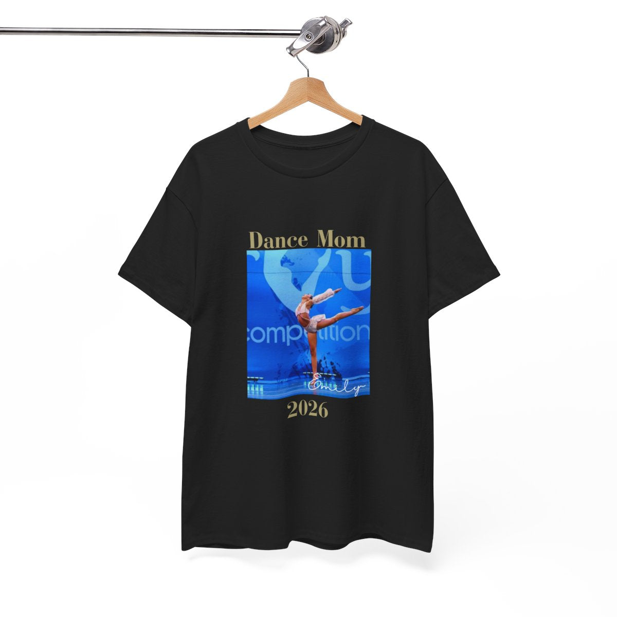 Dance Mom Shirt Personalized Ballet Tee Custom Mother Gift Recital Parent Top Studio Team Apparel Dancer Enthusiast Clothing Cotton Casual