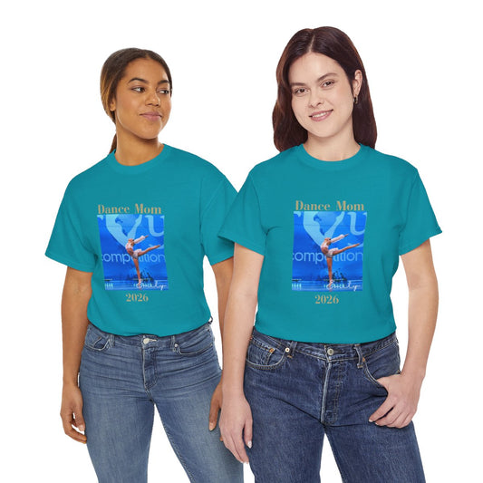 Dance Mom Shirt Personalized Ballet Tee Custom Mother Gift Recital Parent Top Studio Team Apparel Dancer Enthusiast Clothing Cotton Casual