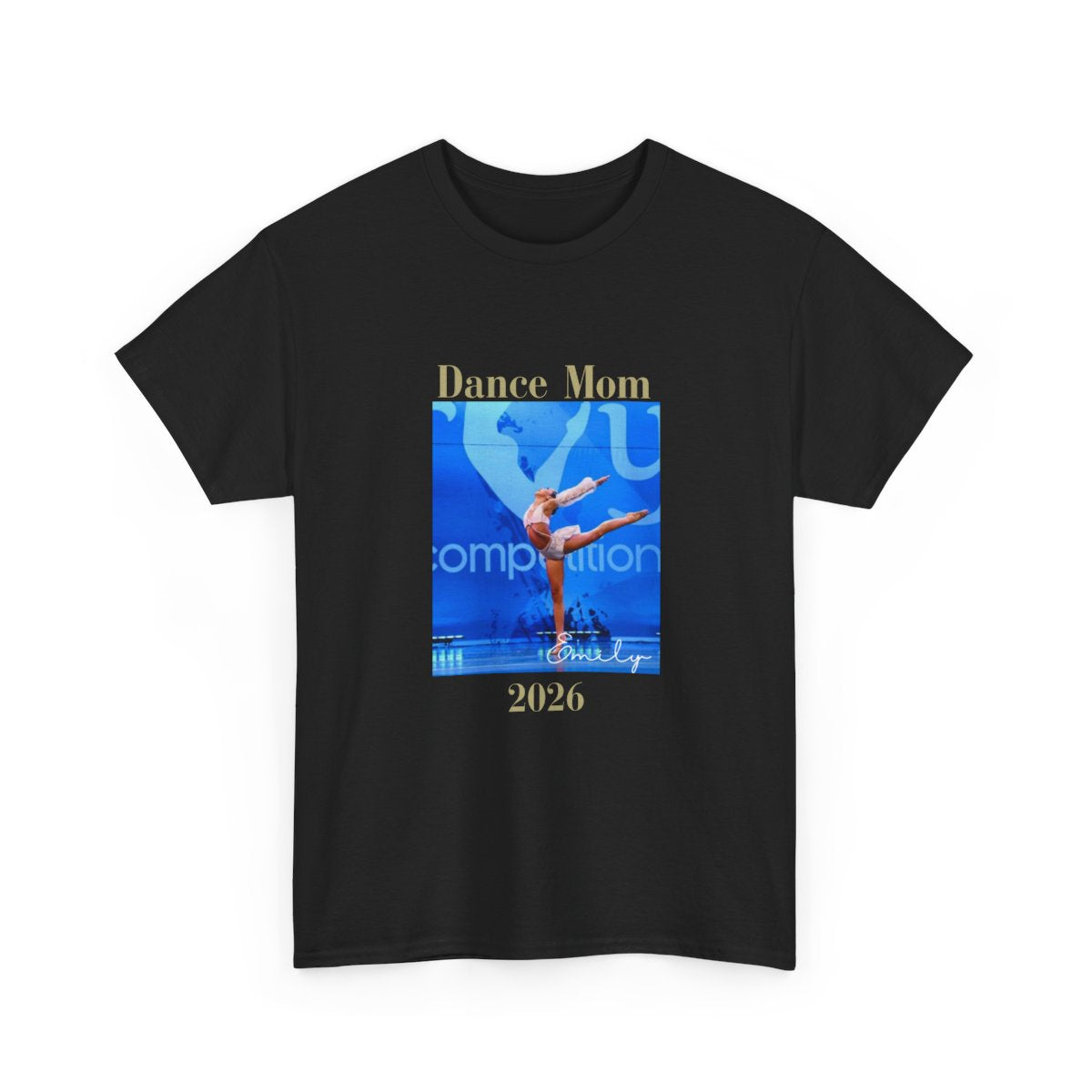 Dance Mom Shirt Personalized Ballet Tee Custom Mother Gift Recital Parent Top Studio Team Apparel Dancer Enthusiast Clothing Cotton Casual